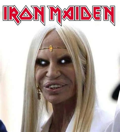 iron maiden donatella versace|donatella versace style.